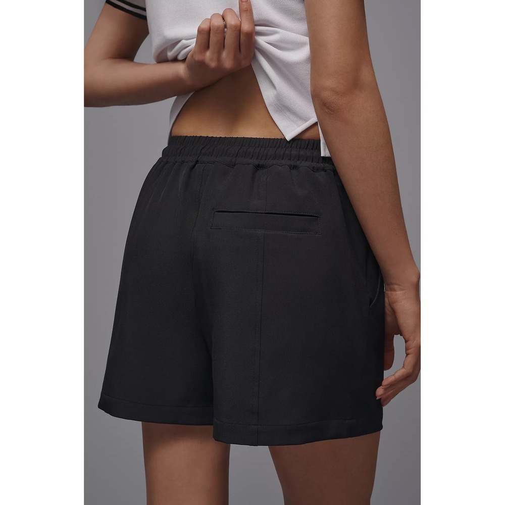 Varley Esmond Black Mid Rise Drawstring Athletic Shorts Womens XS - Picture 3 of 9